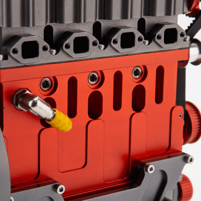 Rc Inline Engine ENJOMOR GS-L4 Gas Engine 32cc 4-Stroke DOHC Inline Four RC Engine Model ...