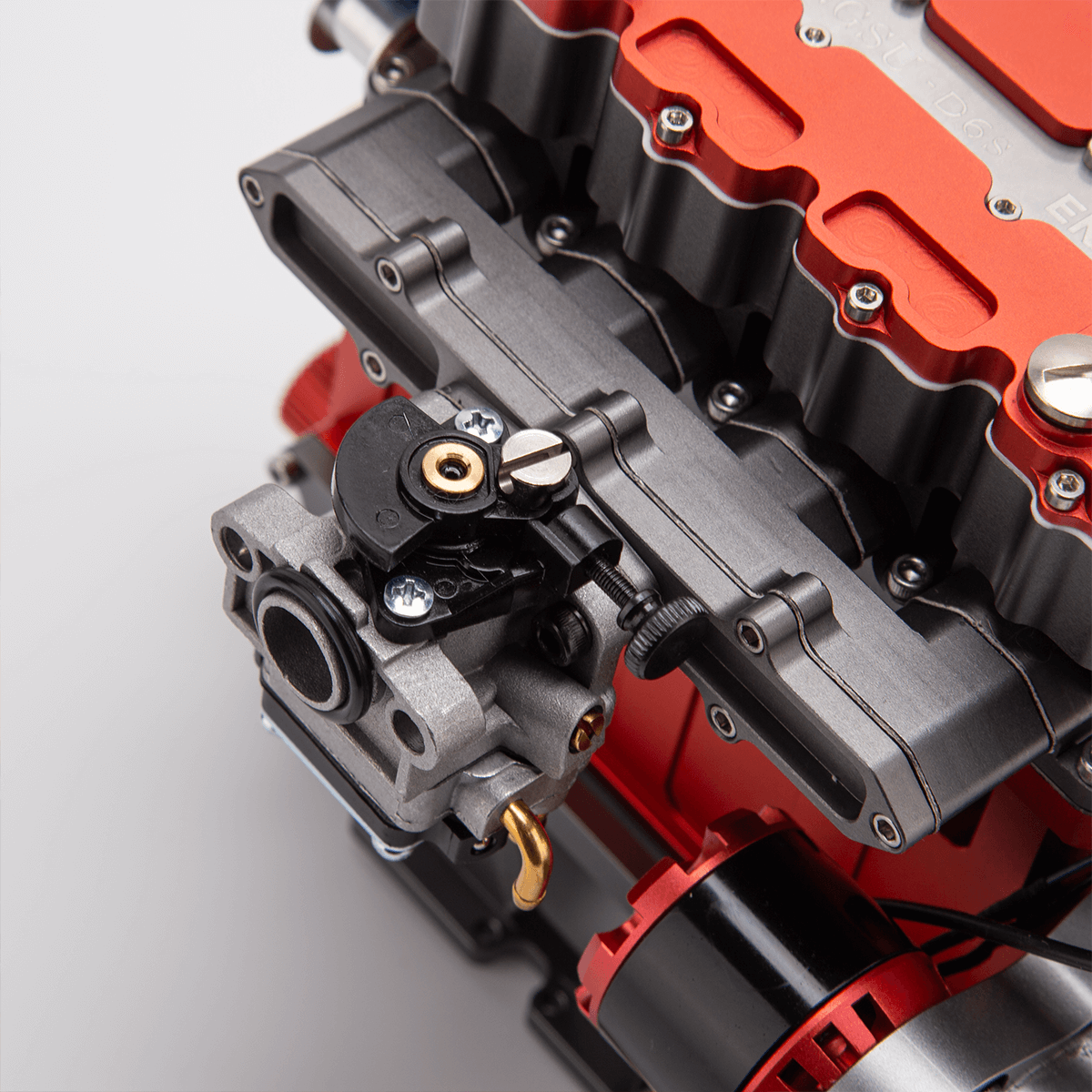 ENJOMOR GS-L4 Gas Engine 32cc 4-Stroke DOHC Inline Four RC Engine Model 12,000 rpm - stirlingkit