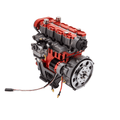 ENJOMOR GS-L4 Gas Engine 32cc 4-Stroke DOHC Inline Four RC Engine Model 12,000 rpm - stirlingkit