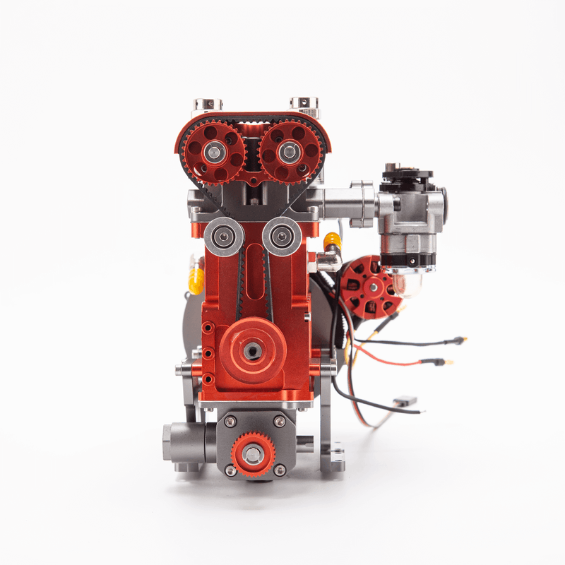 Rc Inline Engine ENJOMOR GS-L4 Gas Engine 32cc 4-Stroke DOHC Inline Four RC Engine Model ...