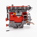 ENJOMOR GS-L4 Gas Engine 32cc 4-Stroke DOHC Inline Four RC Engine Model 12,000 rpm - stirlingkit