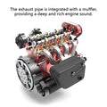 ENJOMOR GS-L4 Gas Engine 32cc 4-Stroke DOHC Inline Four RC Engine Model 12,000 rpm - stirlingkit