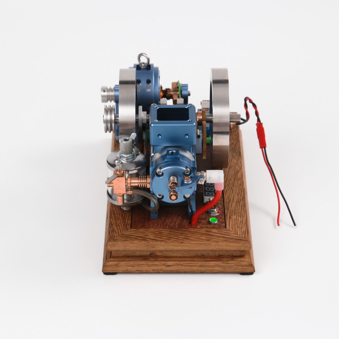ENJOMOR Horizontal Gas Hit and Miss Engine Model with Generator RTR Power Set - stirlingkit