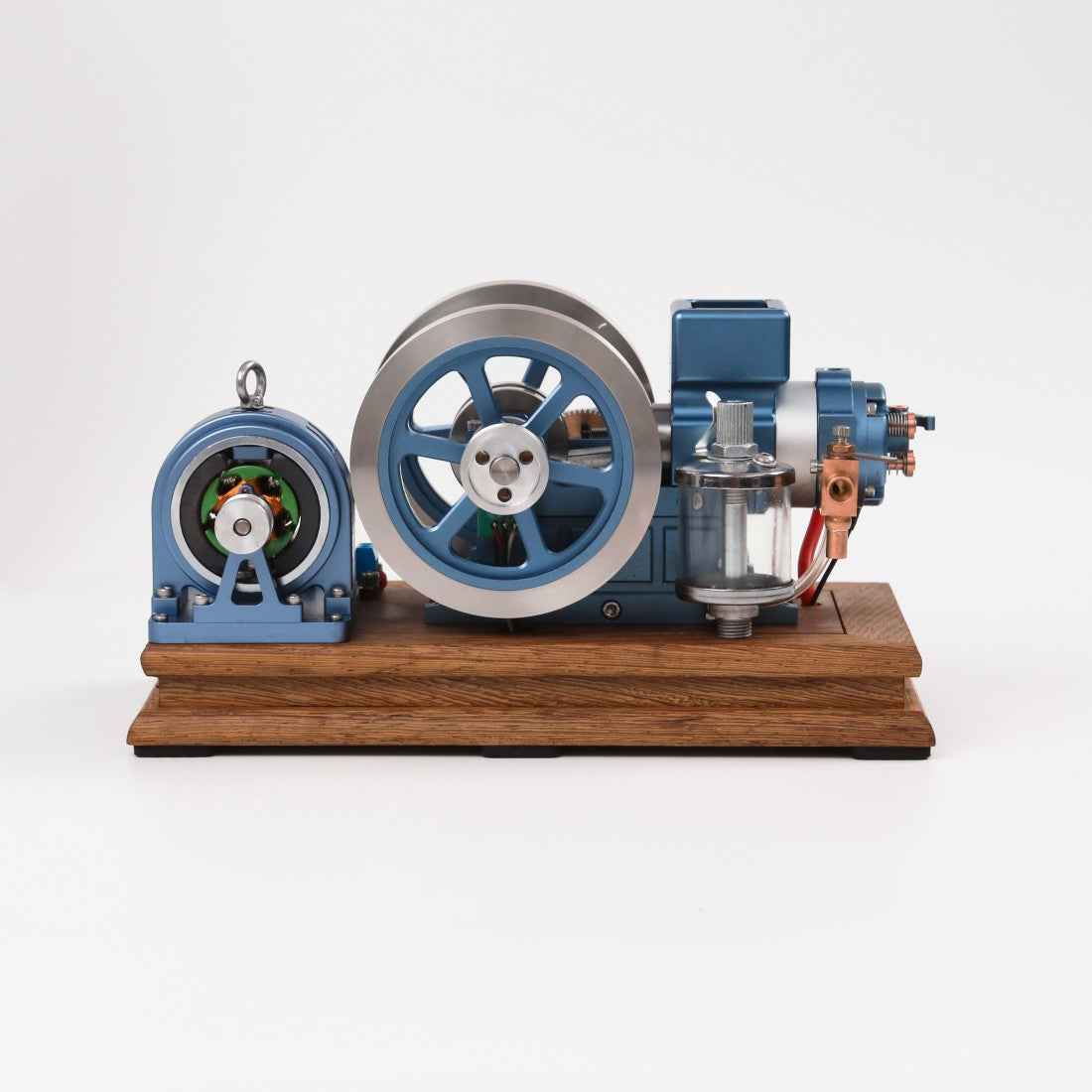 ENJOMOR Horizontal Gas Hit and Miss Engine Model with Generator RTR Power Set - stirlingkit
