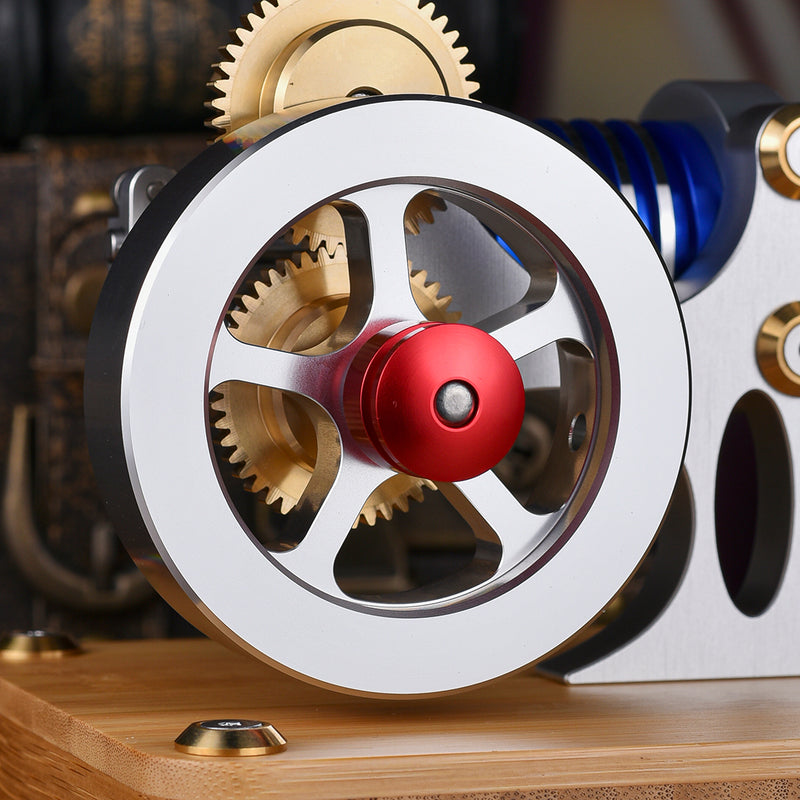 ENJOMOR Hot Air Stirling Engine with Rhombic drive External Combustion Engine Model - stirlingkit