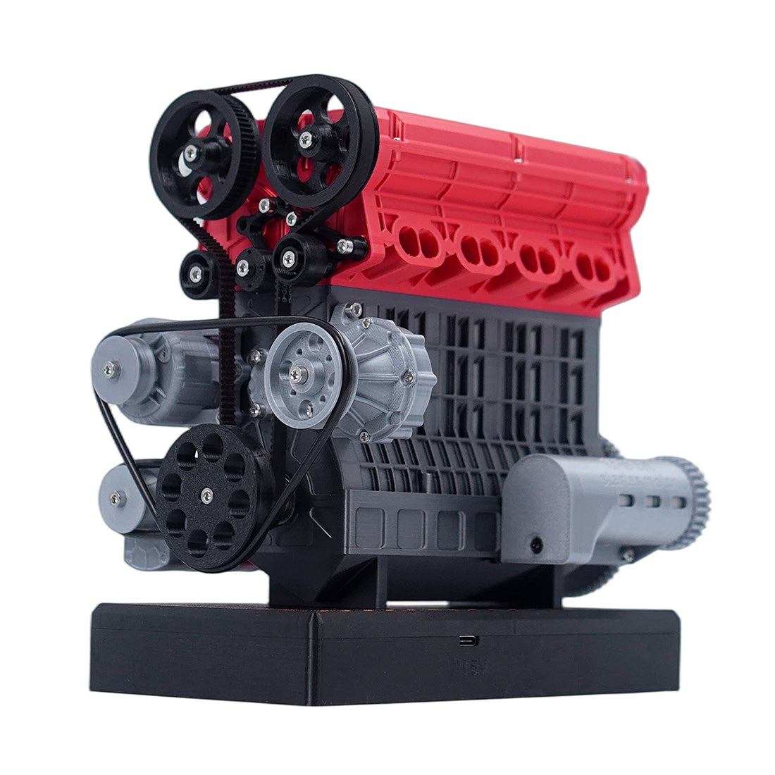 ENJOMOR Inline 4 Cylinder Engine Model Building Kit 3D Printed for Tech Geeks & Car Lovers - stirlingkit