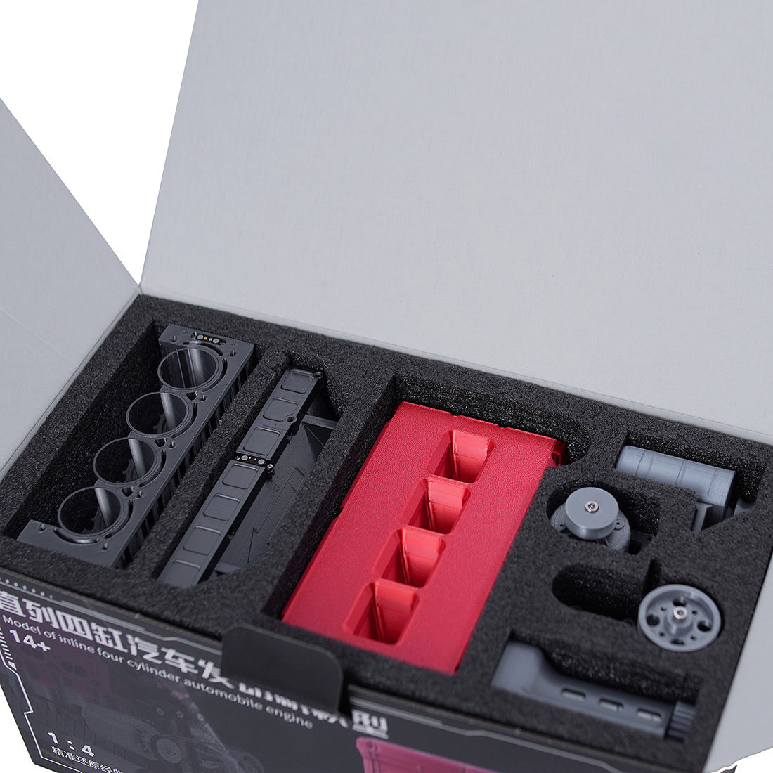 ENJOMOR Inline 4 Cylinder Engine Model Building Kit 3D Printed for Tech Geeks & Car Lovers - stirlingkit