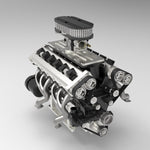 ENJOMOR V12 GS-V12 72CC Large Scale V12 DOHC Four-Stroke Gasoline Engine Model Water-Cooled Electric Start - stirlingkit