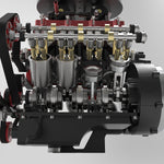 ENJOMOR V8 78CC GS-V8 Working Scale Model Engine Gas DOHC 4 Stroke Water-cooled