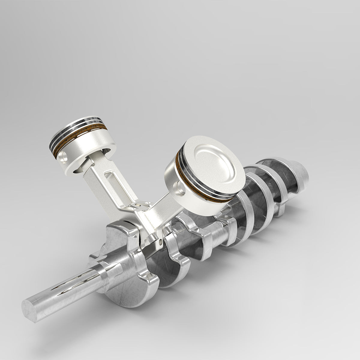 ENJOMOR V8 GS-V8 78CC DOHC Gasoline Water-cooled V8 Engine That Works with Starter Kit Full Set - stirlingkit