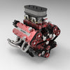 ENJOMOR V8 78CC GS-V8 Working Scale Model Engine Gas DOHC 4 Stroke Water-cooled