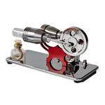 ENJOMOR γ-Type Hot Air Stirling Engine Generator Model with LED Bulb STEM Toy - stirlingkit