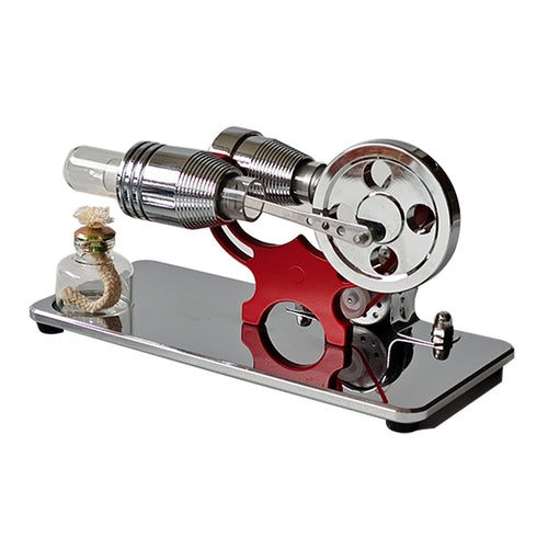 ENJOMOR γ-Type Hot Air Stirling Engine Generator Model with LED Bulb STEM Toy - stirlingkit