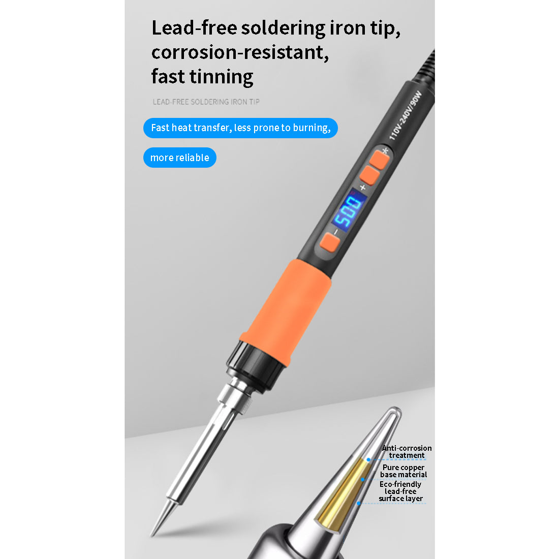 Entry-Level Internal Heating Soldering Iron Kit for Circuit Sculpture - stirlingkit