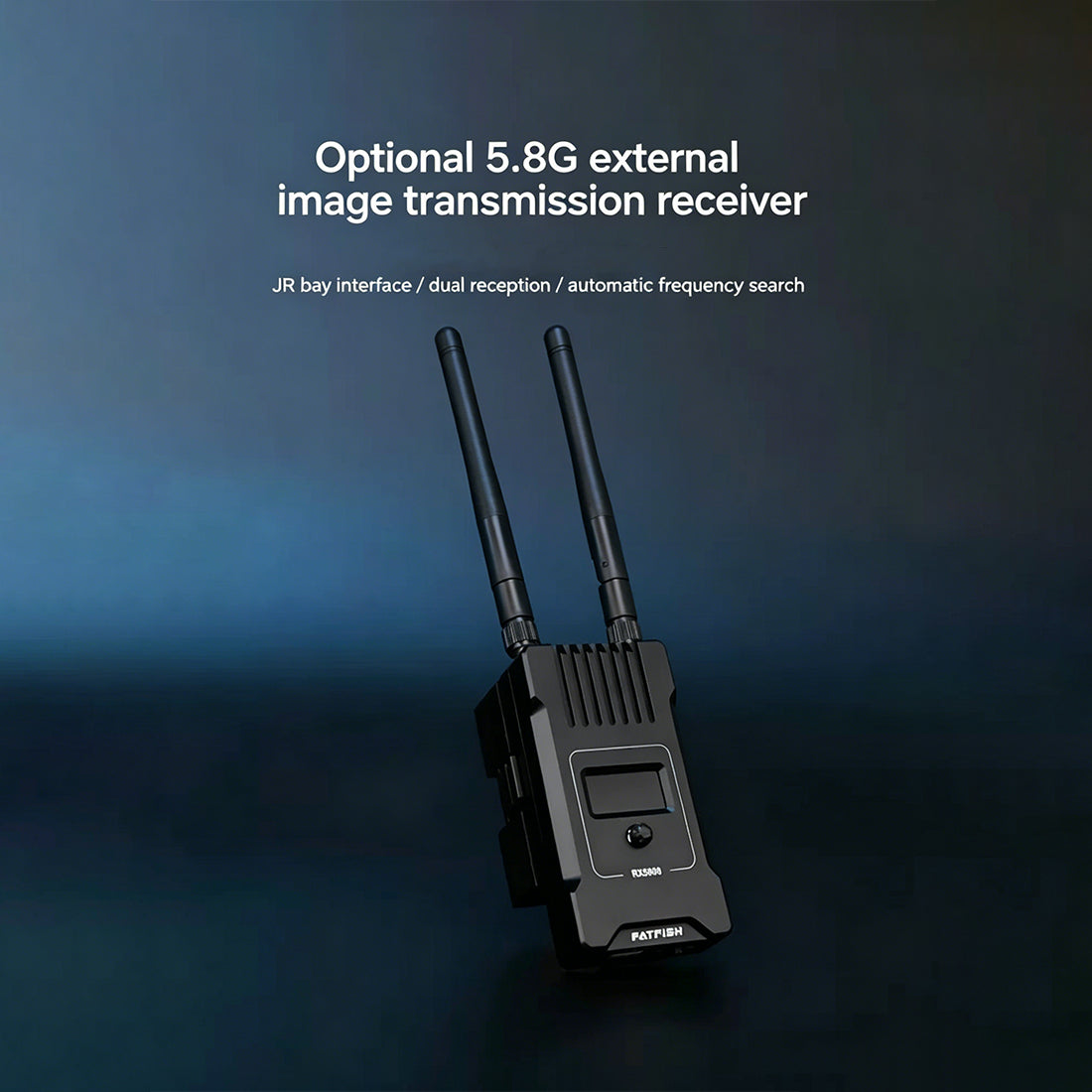 FatFish F16 FPV RC Radio Transmitter ELRS With 5.8 Video Receiver & Screen - stirlingkit