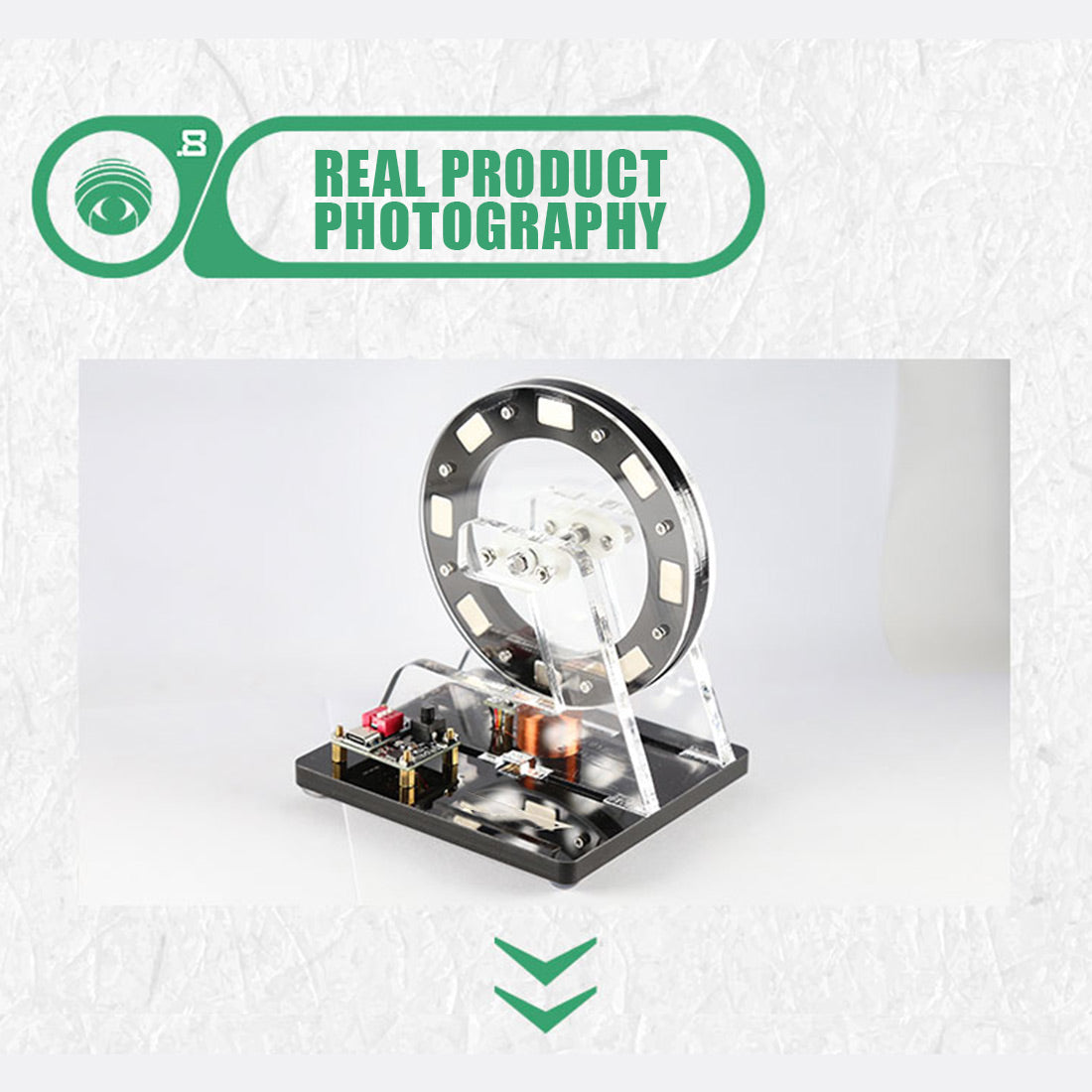 Ferris Wheel Hall Sensor Motor Model Mini Brushless Bedini Motor - stirlingkit