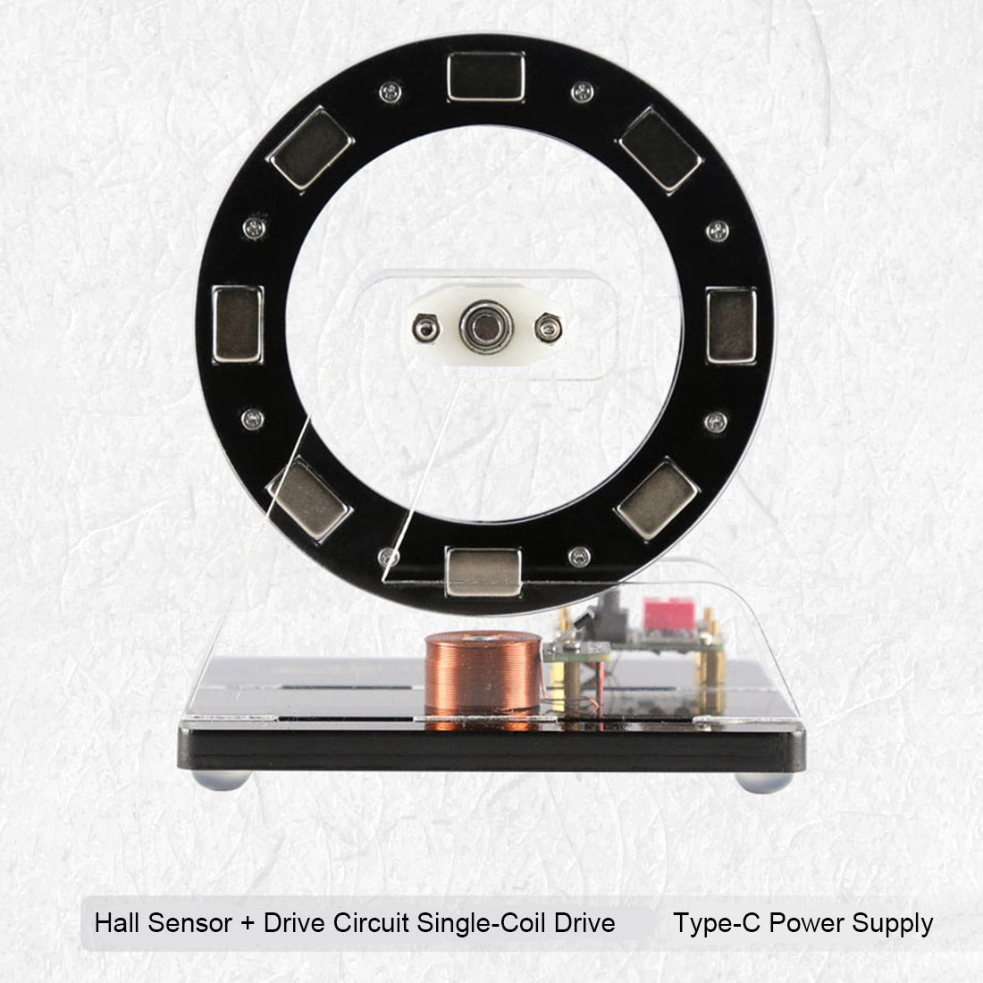 Ferris Wheel Hall Sensor Motor Model Mini Brushless Bedini Motor - stirlingkit