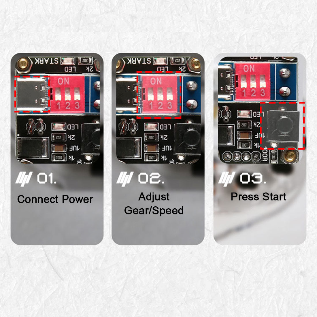 Ferris Wheel Hall Sensor Motor Model Mini Brushless Bedini Motor - stirlingkit