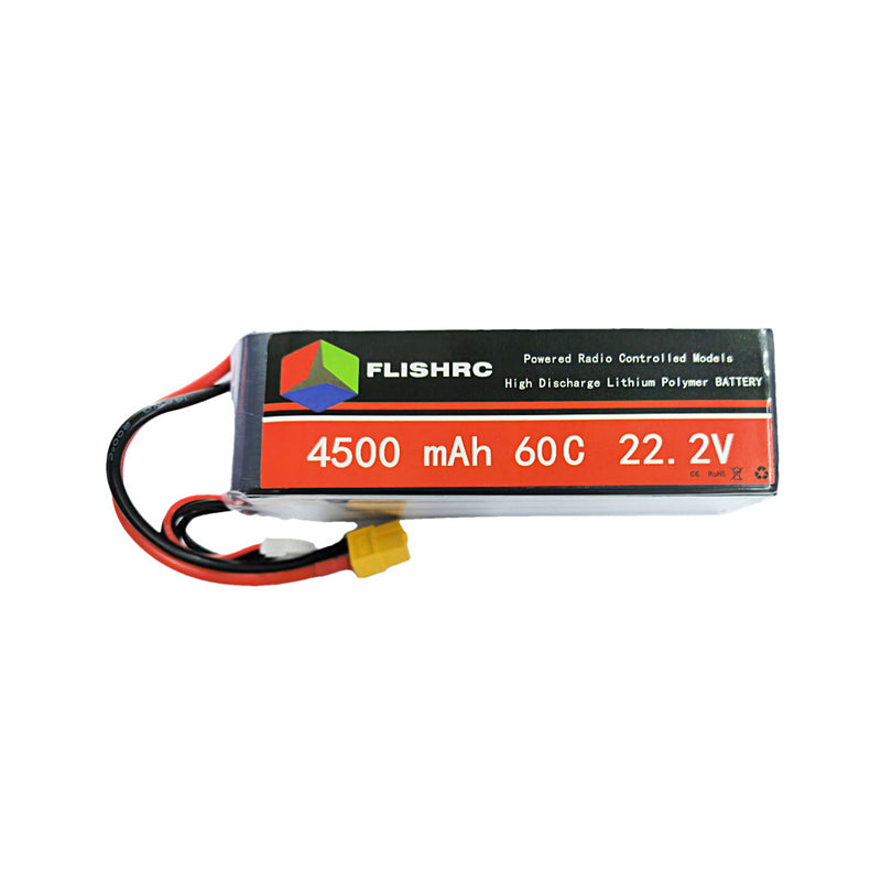 FLISHRC Battery for FL500 500-Class EC135/BO105/UH-1 Huey Large RC Helicopters - stirlingkit