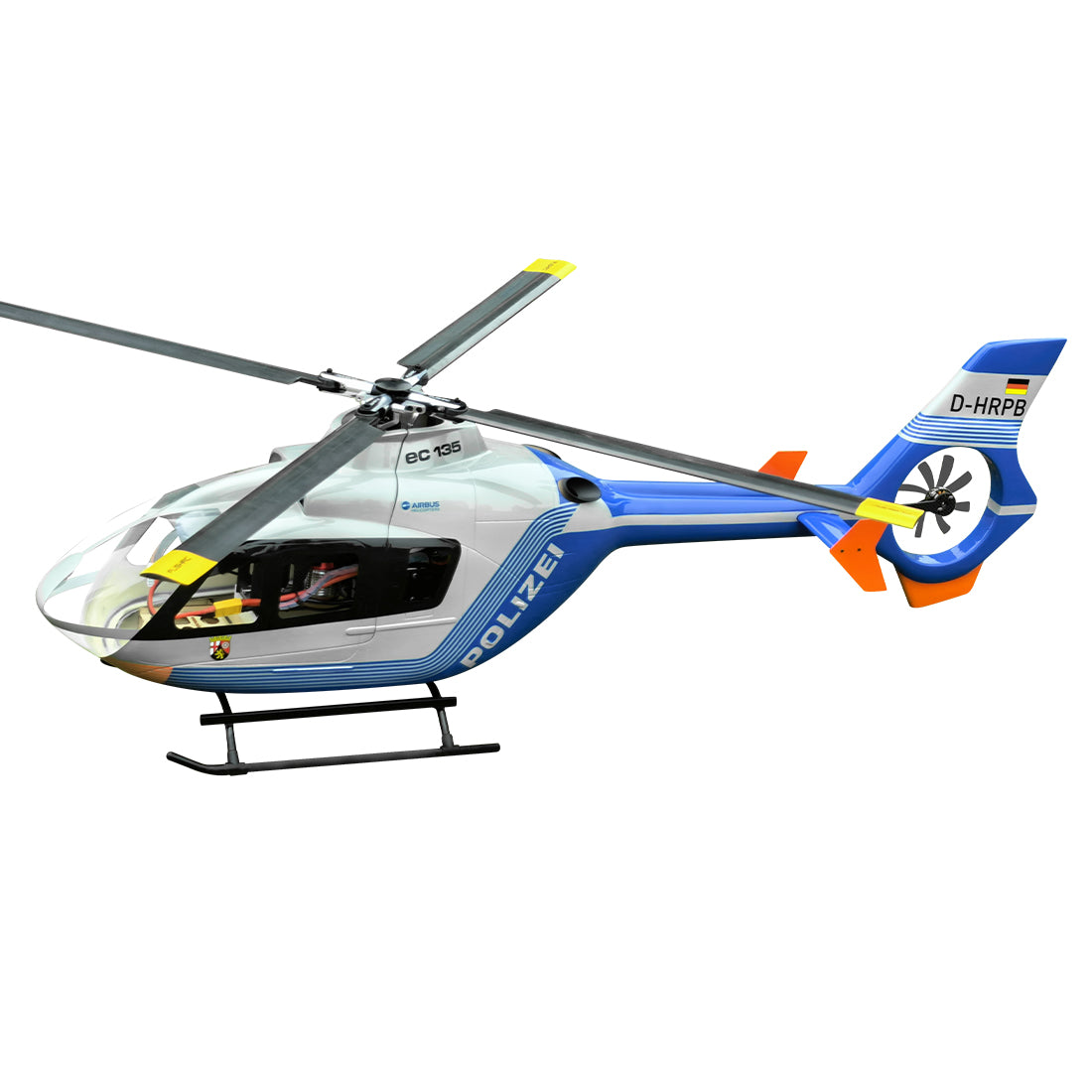 FLISHRC FL500 EC135 Super Scale 500 Size GPS RC Helicopter Model RTF with L7 Remote Controller - stirlingkit