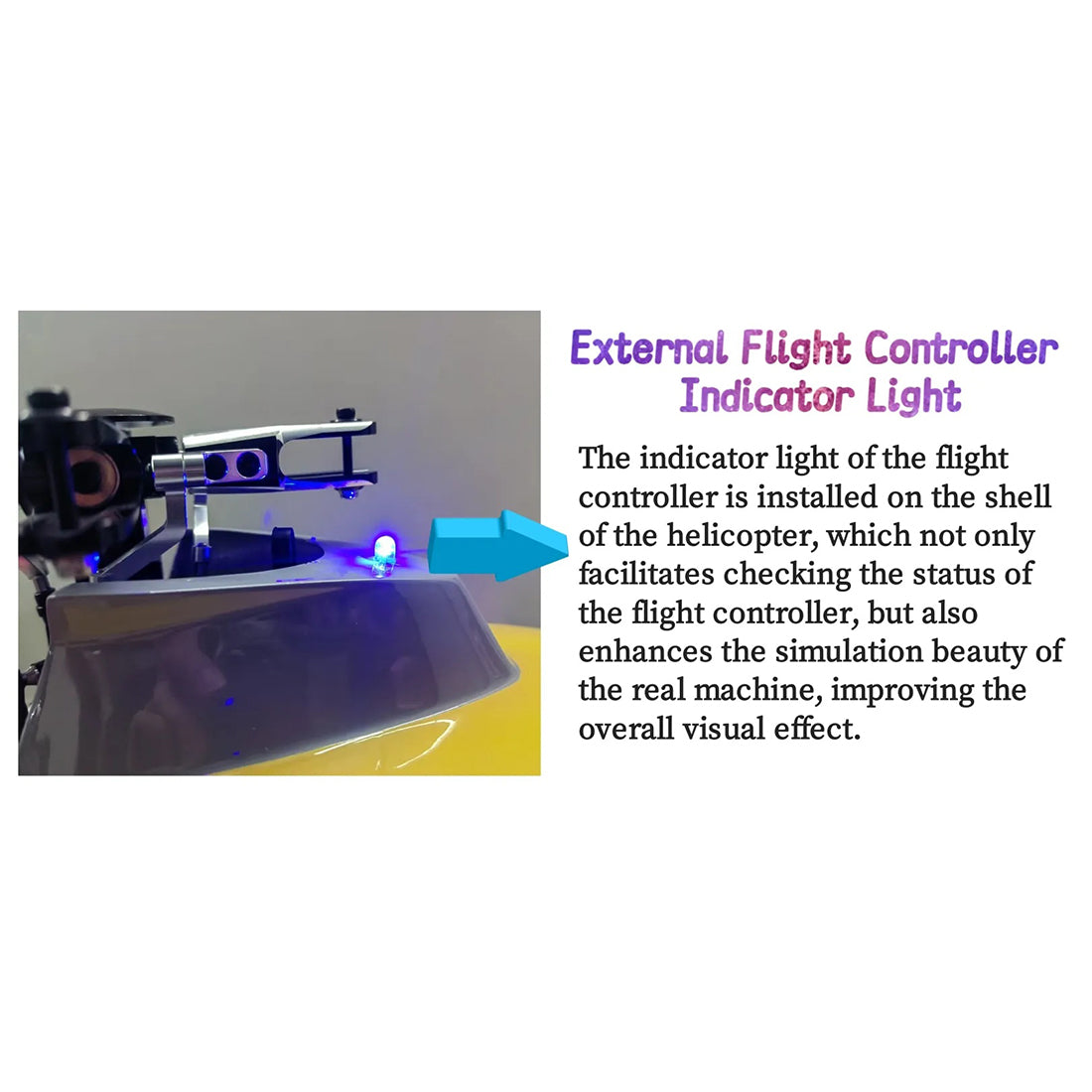 FLISHRC FL500 A109 500-Class 2.4G 6CH Super Scale GPS RC Helicopter Model RTF - stirlingkit