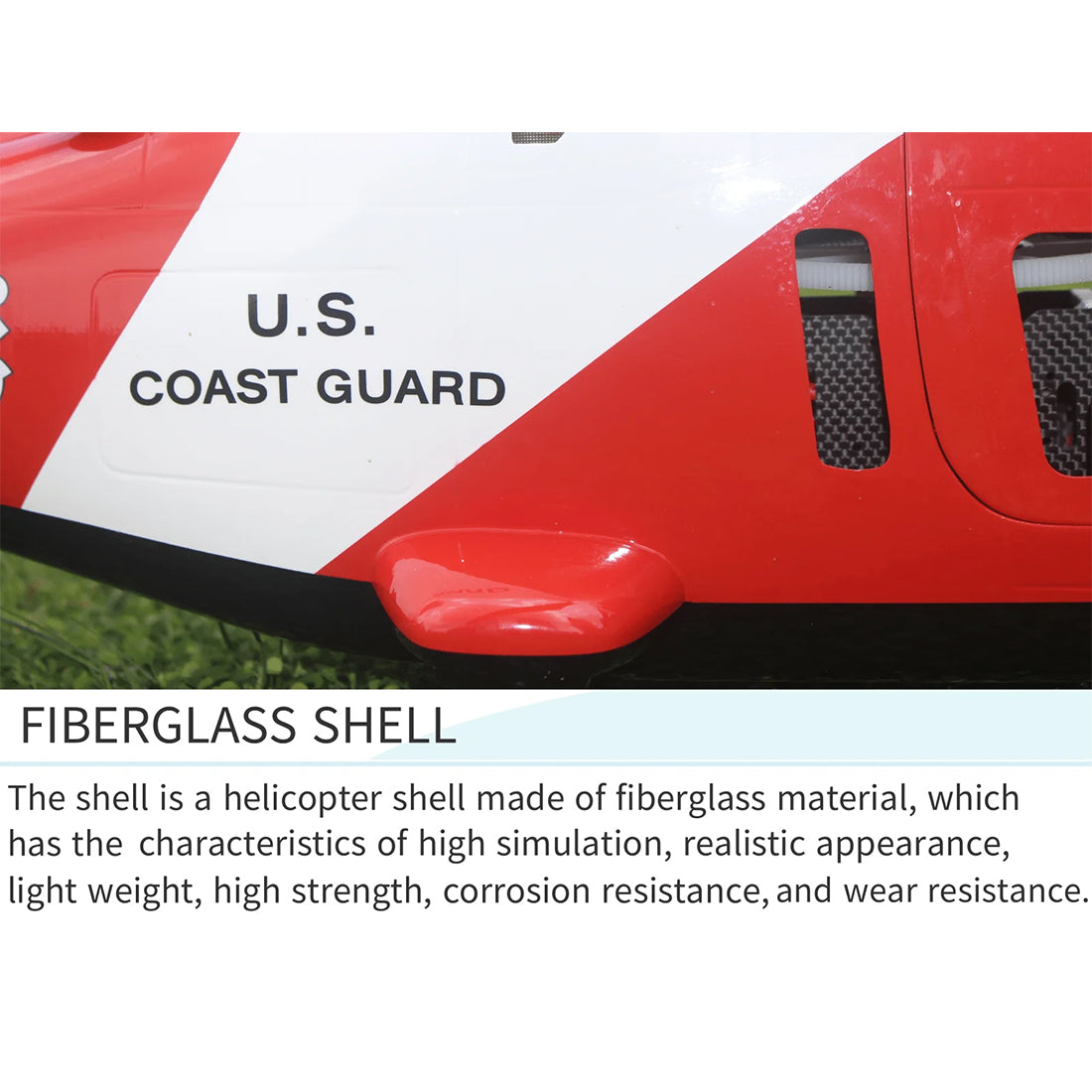 FLISHRC FL500 A109 500-Class 2.4G 6CH Super Scale GPS RC Helicopter Model RTF - stirlingkit