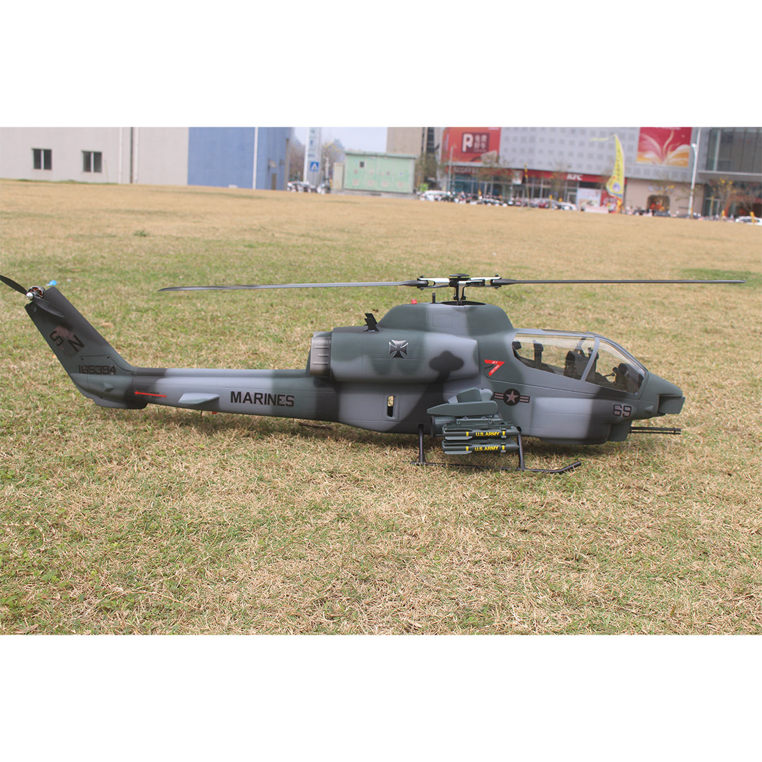 FLISHRC FL500 AH-1 Cobra 500-Class Large Scale GPS RC Helicopter Model with L7 Flight Controller 2.4G 6CH RTF - stirlingkit
