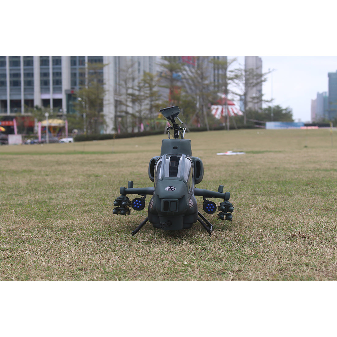 FLISHRC FL500 AH-1 Cobra 500-Class Large Scale GPS RC Helicopter Model with L7 Flight Controller 2.4G 6CH RTF - stirlingkit
