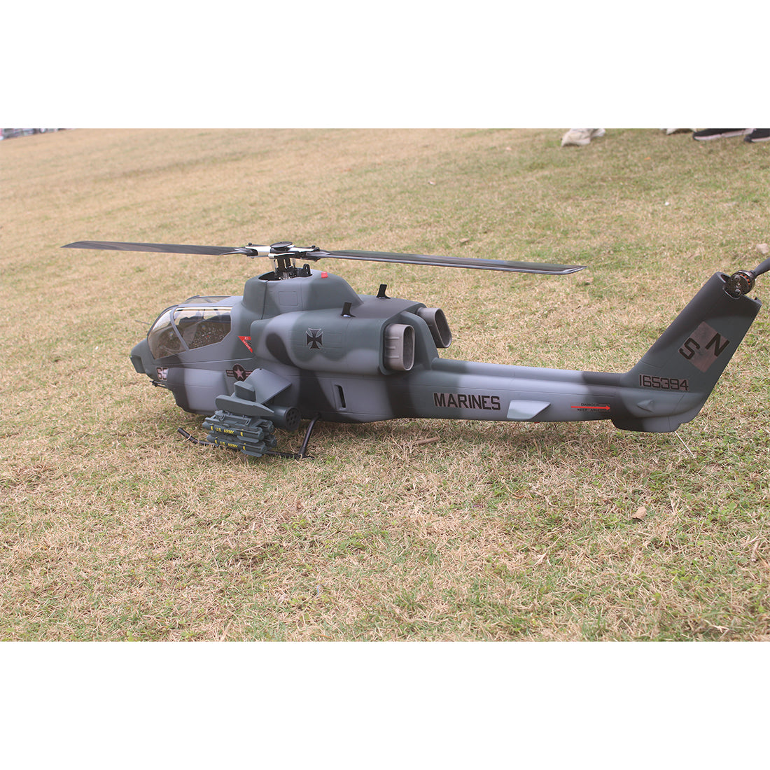 FLISHRC FL500 AH-1 Cobra 500-Class Large Scale GPS RC Helicopter Model with L7 Flight Controller 2.4G 6CH RTF - stirlingkit