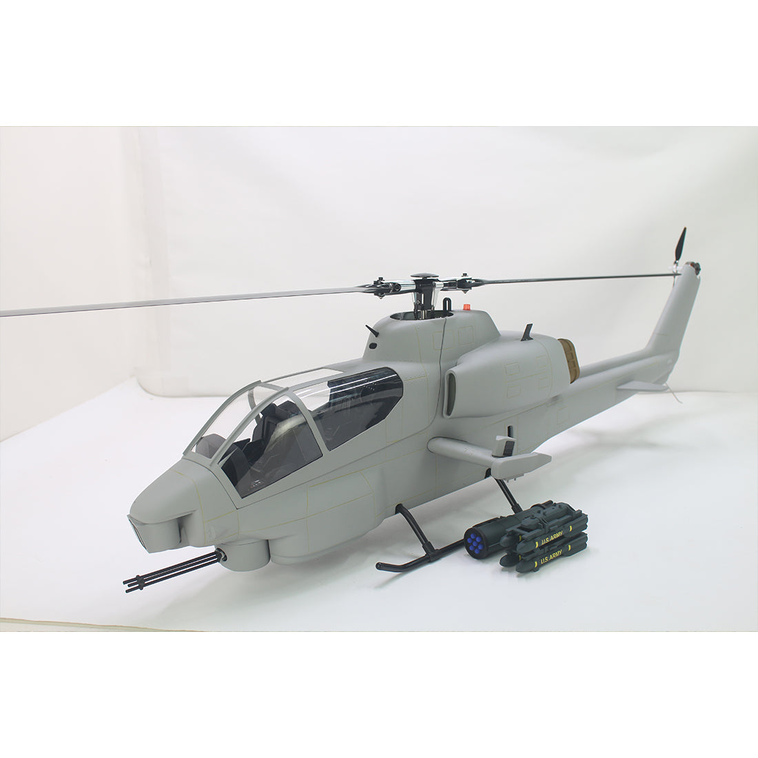 FLISHRC FL500 AH-1 Cobra 500-Class Large Scale GPS RC Helicopter Model with L7 Flight Controller 2.4G 6CH RTF - stirlingkit