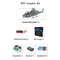 FLISHRC FL500 AH-1 Cobra 500-Class Large Scale GPS RC Helicopter Model with L7 Flight Controller 2.4G 6CH RTF - stirlingkit