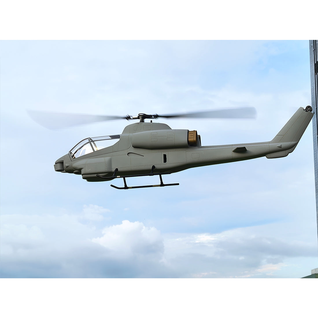 FLISHRC FL500 AH-1 Cobra 500-Class Large Scale GPS RC Helicopter Model with L7 Flight Controller 2.4G 6CH RTF - stirlingkit