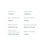 FLISHRC FL500 AH-1 Cobra 500-Class Large Scale GPS RC Helicopter Model with L7 Flight Controller 2.4G 6CH RTF