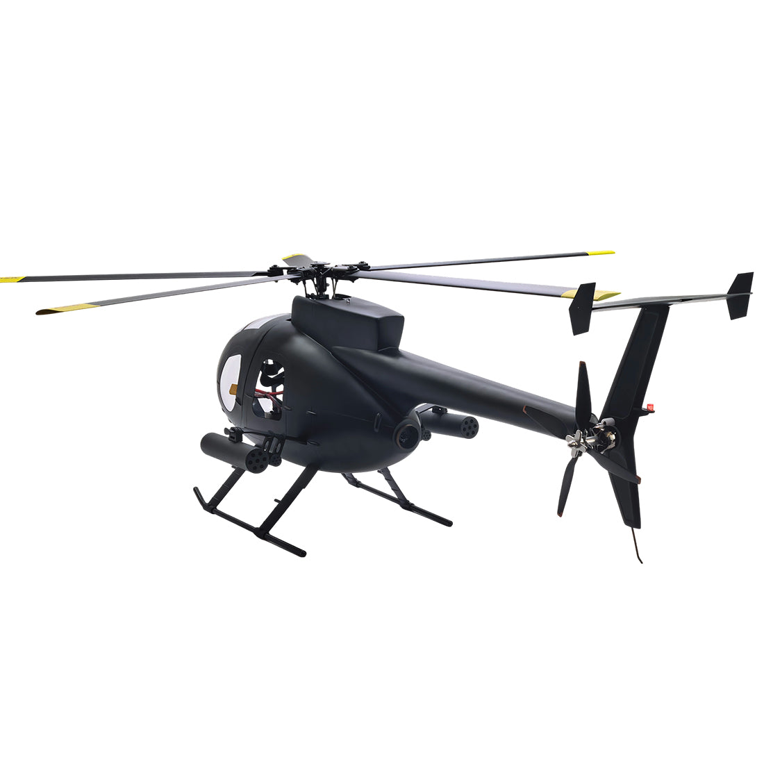 FLISHRC FL500 AH-6 Little Bird Super Large Scale RC Helicopter Model 500-Class 2.4G 6CH with L7 Flight Controller RTF - stirlingkit