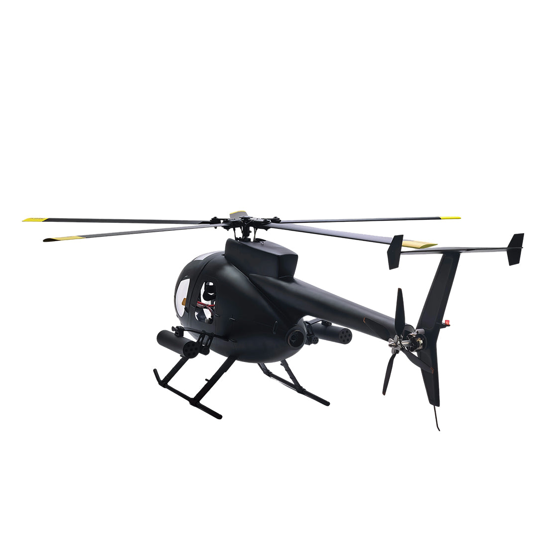 FLISHRC FL500 AH-6 Little Bird Super Large Scale RC Helicopter Model 500-Class 2.4G 6CH with L7 Flight Controller RTF - stirlingkit
