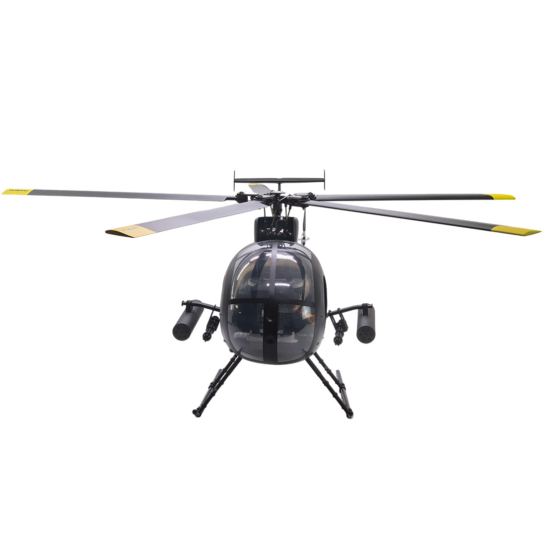 FLISHRC FL500 AH-6 Little Bird Super Large Scale RC Helicopter Model 500-Class 2.4G 6CH with L7 Flight Controller RTF - stirlingkit