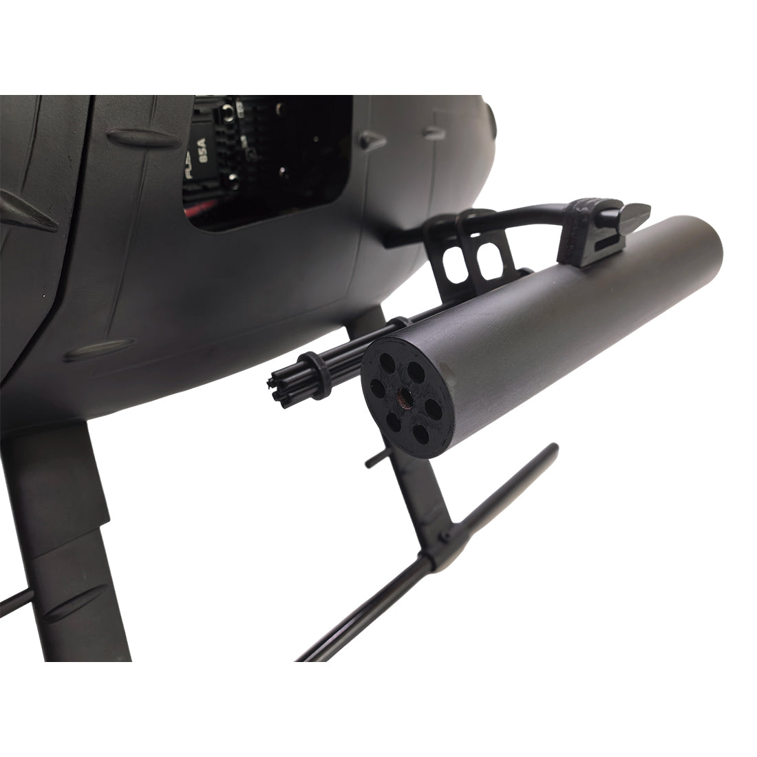 FLISHRC FL500 AH-6 Little Bird Super Large Scale RC Helicopter Model 500-Class 2.4G 6CH with L7 Flight Controller RTF - stirlingkit