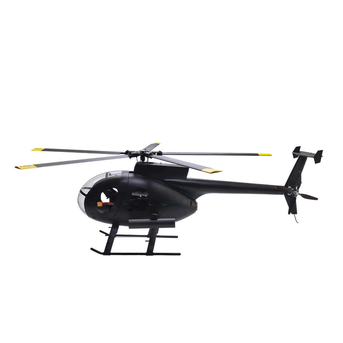 FLISHRC FL500 AH-6 Little Bird Super Large Scale RC Helicopter Model 500-Class 2.4G 6CH with L7 Flight Controller RTF - stirlingkit