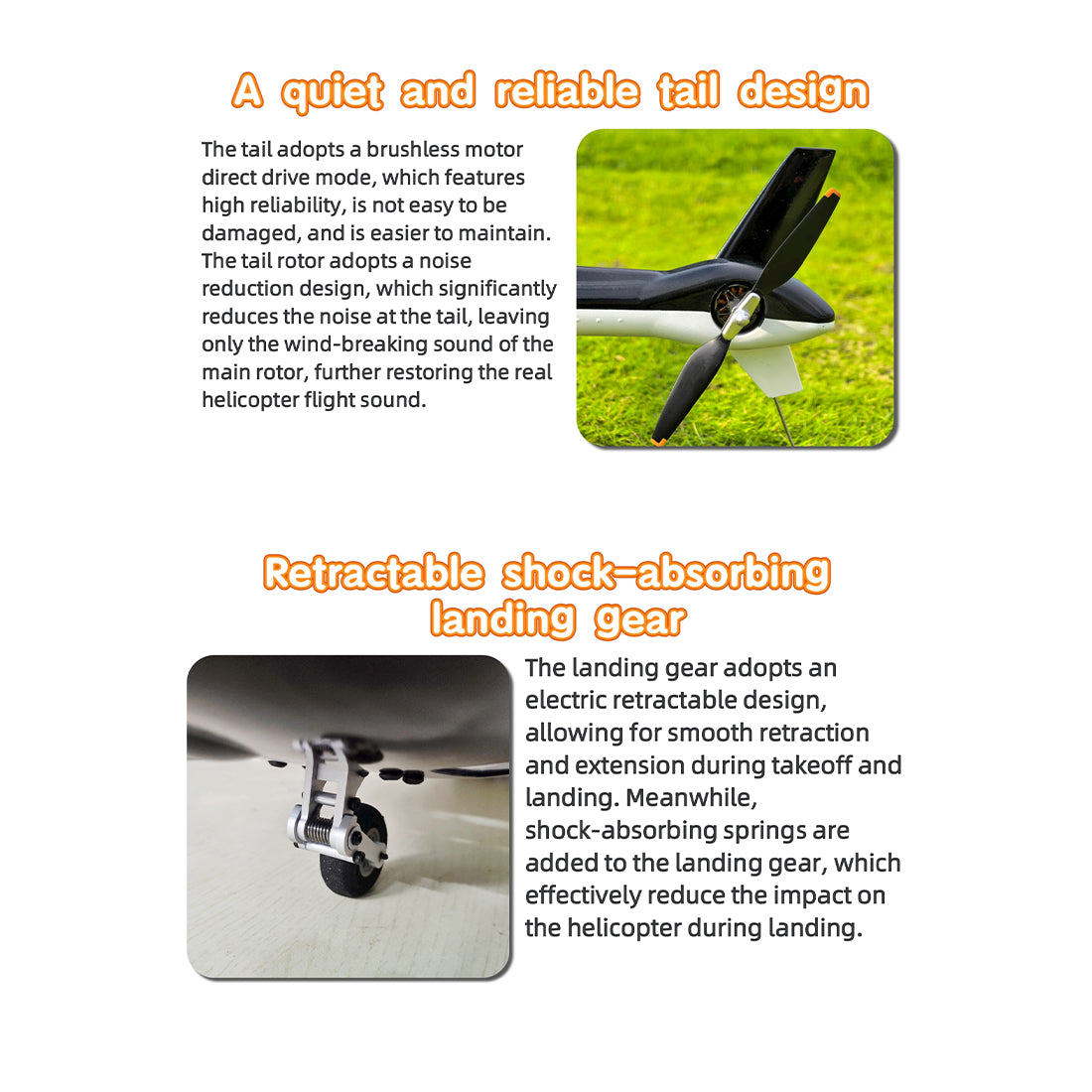 FLISHRC FL500 Air-wolf Pro 500-Class Huge Scale RC Helicopter Model with 4-Mode Positioning GPS 2.4G 6CH - stirlingkit