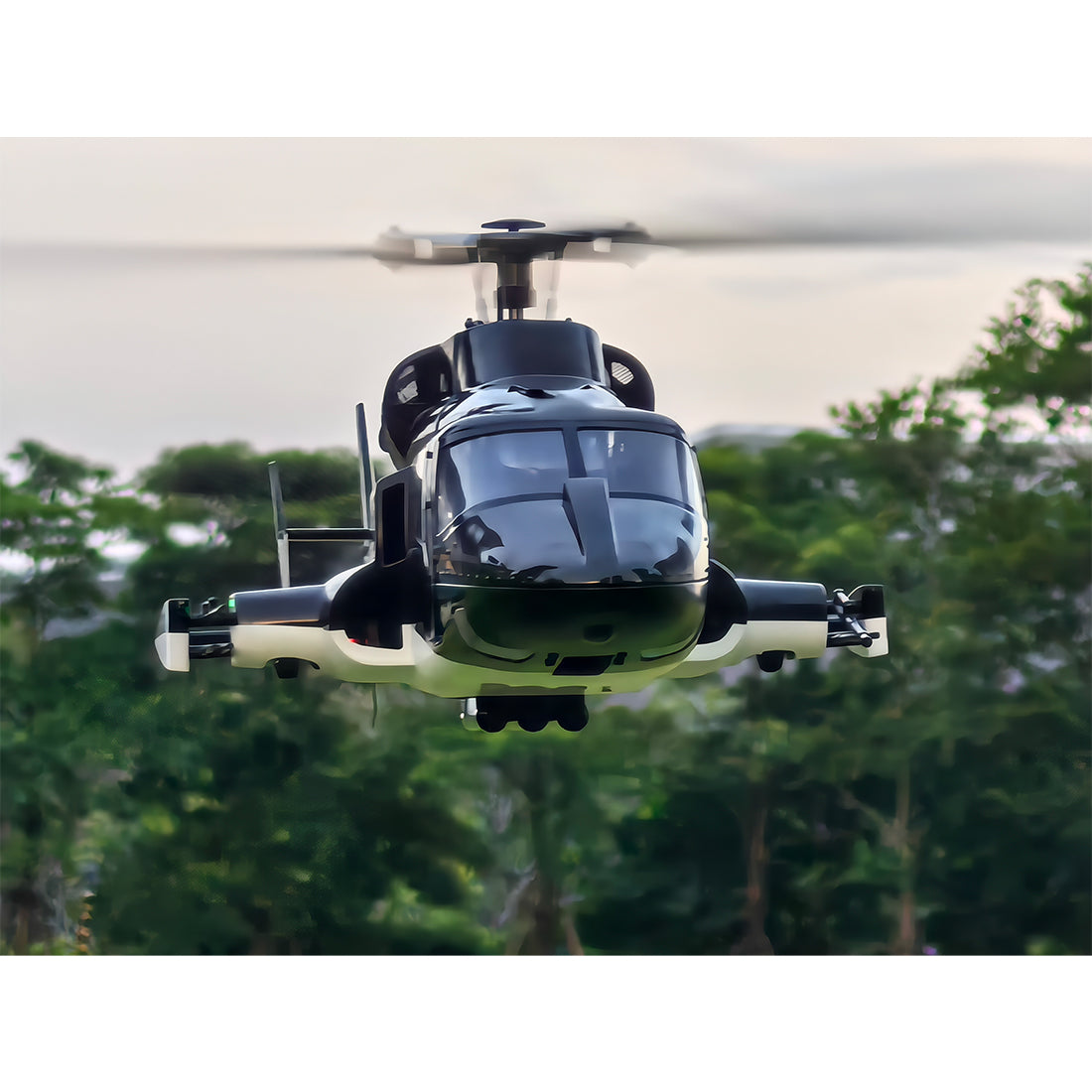 FLISHRC FL500 Air-wolf Pro 500-Class Huge Scale RC Helicopter Model with 4-Mode Positioning GPS 2.4G 6CH - stirlingkit