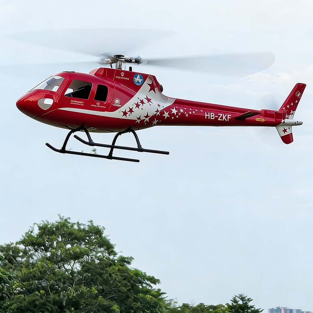 FLISHRC FL500 AS350 500-Class Large Scale GPS RC Helicopter Model RTF 2.4G 6CH - stirlingkit
