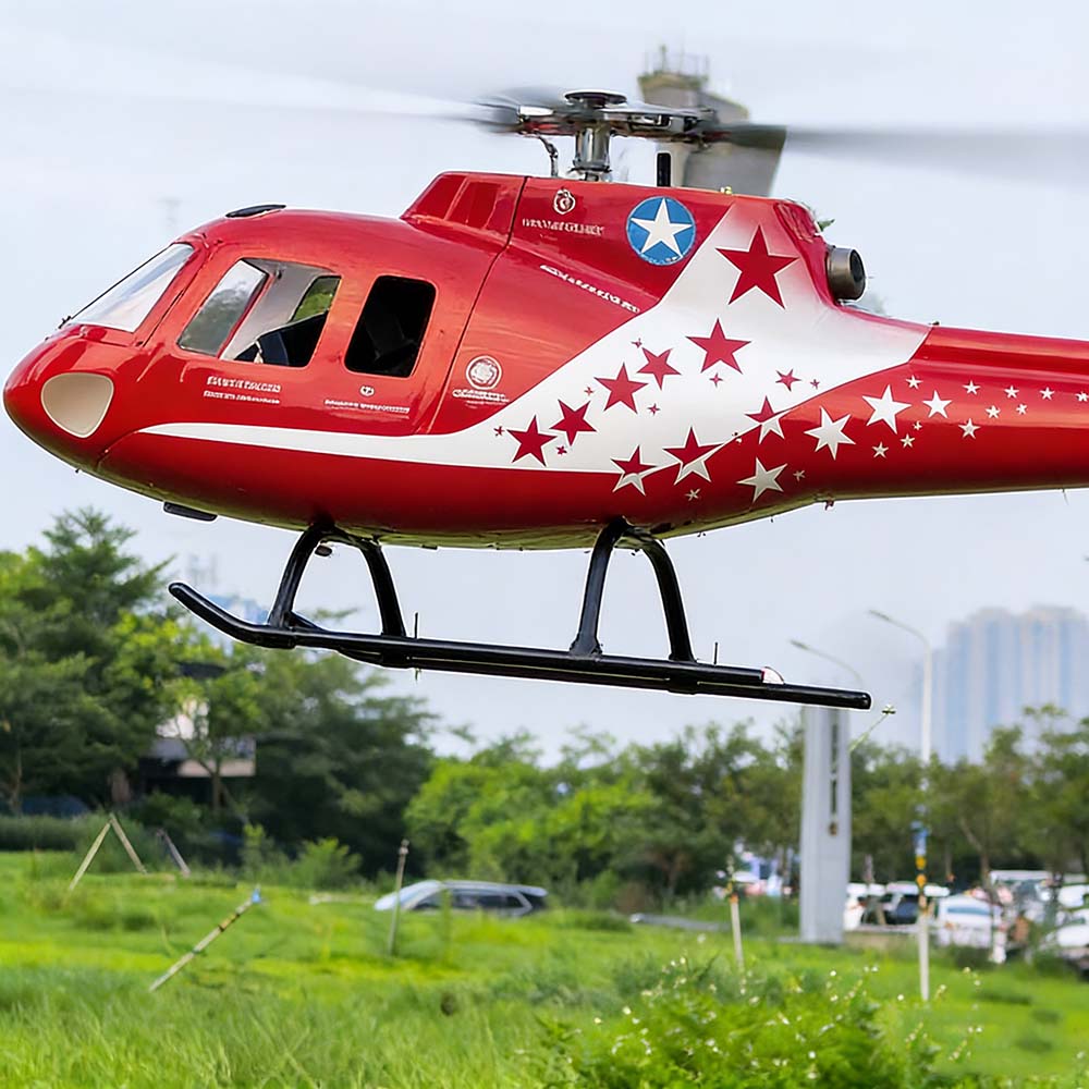 FLISHRC FL500 AS350 500-Class Large Scale GPS RC Helicopter Model RTF 2.4G 6CH - stirlingkit