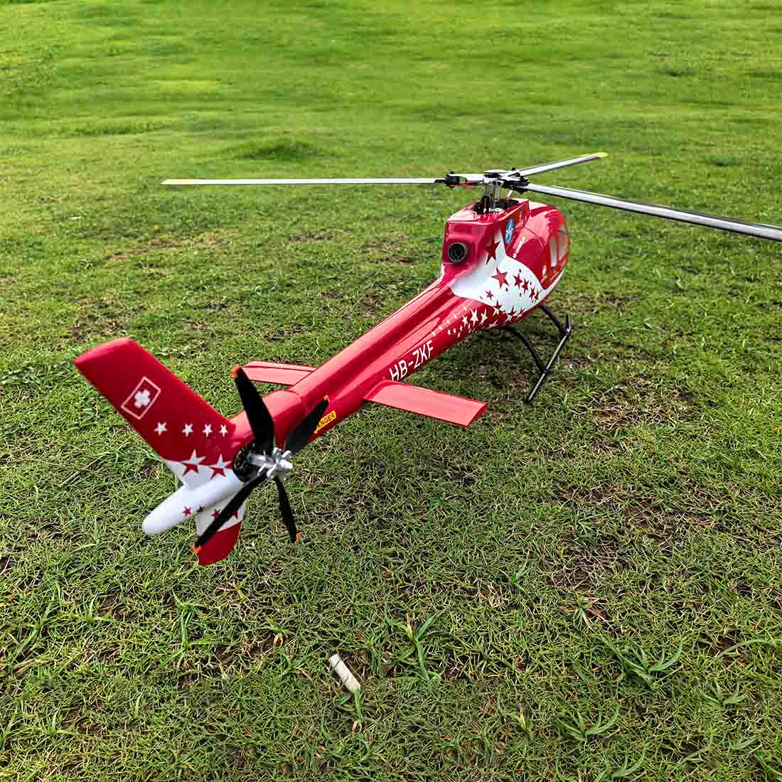 FLISHRC FL500 AS350 500-Class Large Scale GPS RC Helicopter Model RTF 2.4G 6CH - stirlingkit