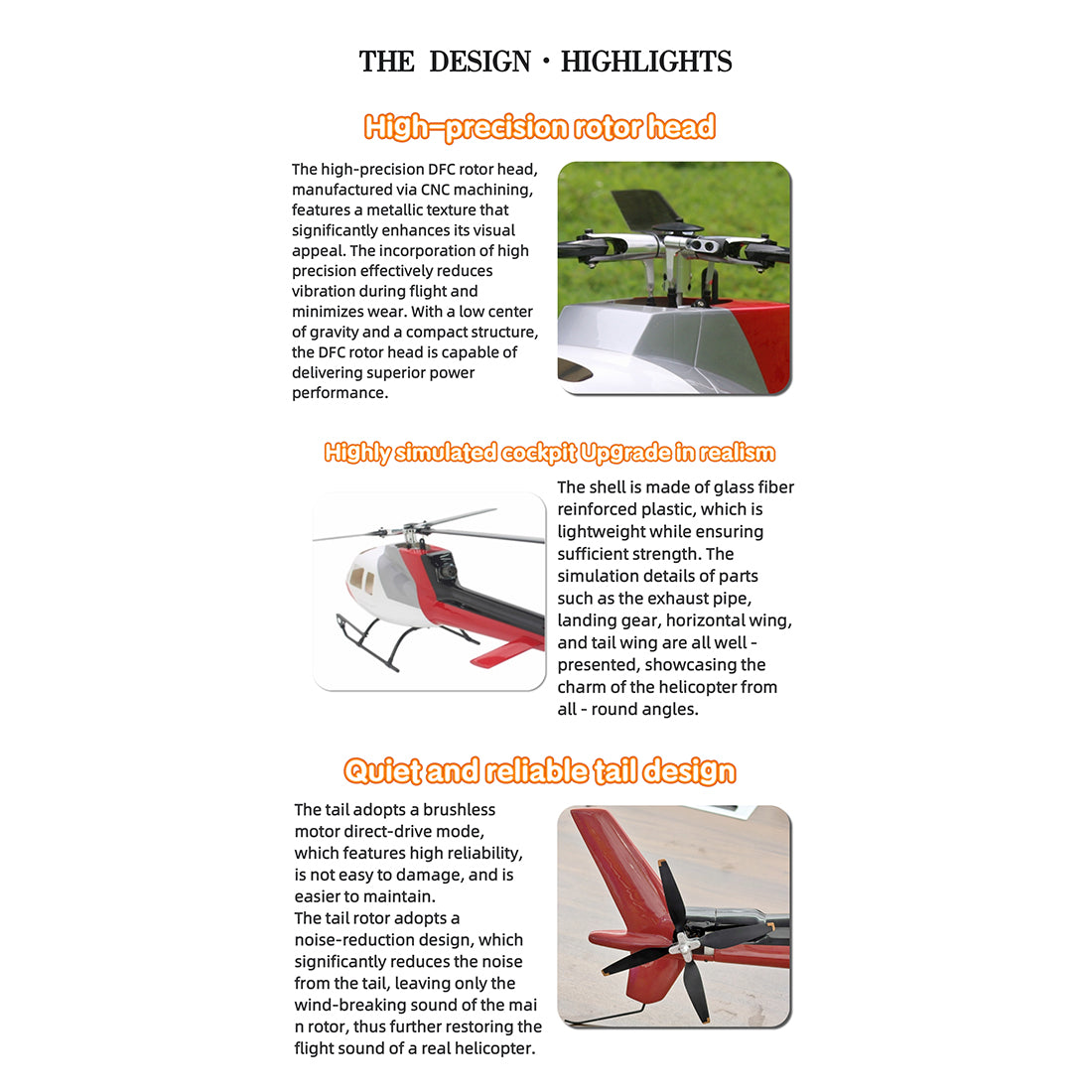 FLISHRC FL500 AS350 500-Class Large Scale GPS RC Helicopter Model RTF 2.4G 6CH - stirlingkit