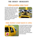 FLISHRC FL500 BO-105 500-Class 2.4G 6CH Large Scale GPS RC Helicopter Model RTF - stirlingkit