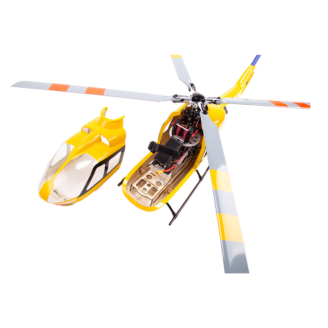 FLISHRC FL500 EC135 Super Scale 500 Size GPS RC Helicopter Model RTF with L7 Remote Controller - stirlingkit