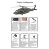 FLISHRC FL500 HH-60 Jay Hawk RC Helicopter 500 Size Large Scale RC Aircraft Model RTF