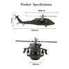 FLISHRC FL500 HH-60 Jay Hawk RC Helicopter 500 Size Large Scale RC Aircraft Model RTF