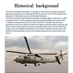 FLISHRC FL500 SH-60 Seahawk 500-Class 2.4G 6CH Large Scale GPS RC Helicopter Model with L7 Flight Controller Cockpit - stirlingkit