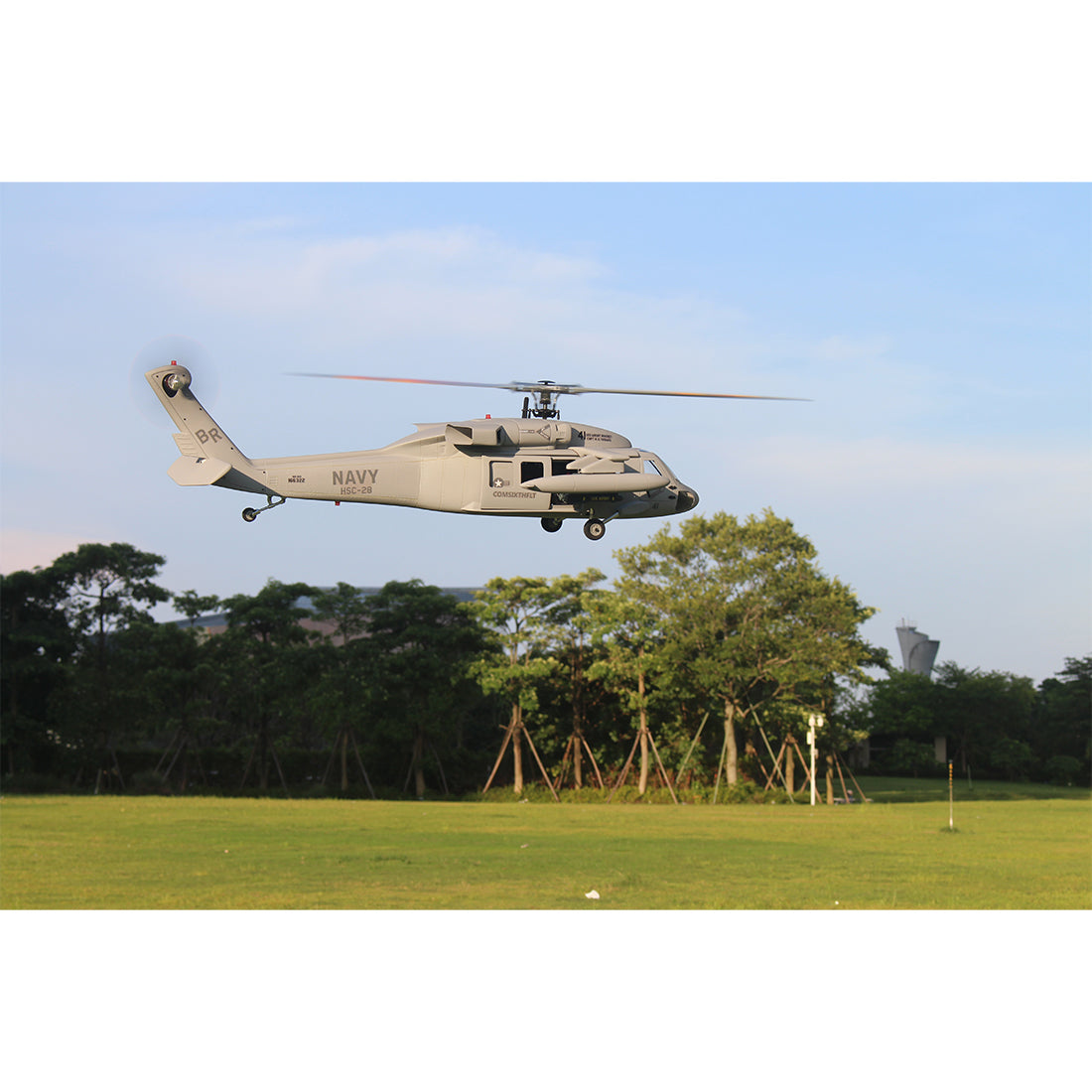 FLISHRC FL500 SH-60 Seahawk 500-Class 2.4G 6CH Large Scale GPS RC Helicopter Model with L7 Flight Controller Cockpit - stirlingkit